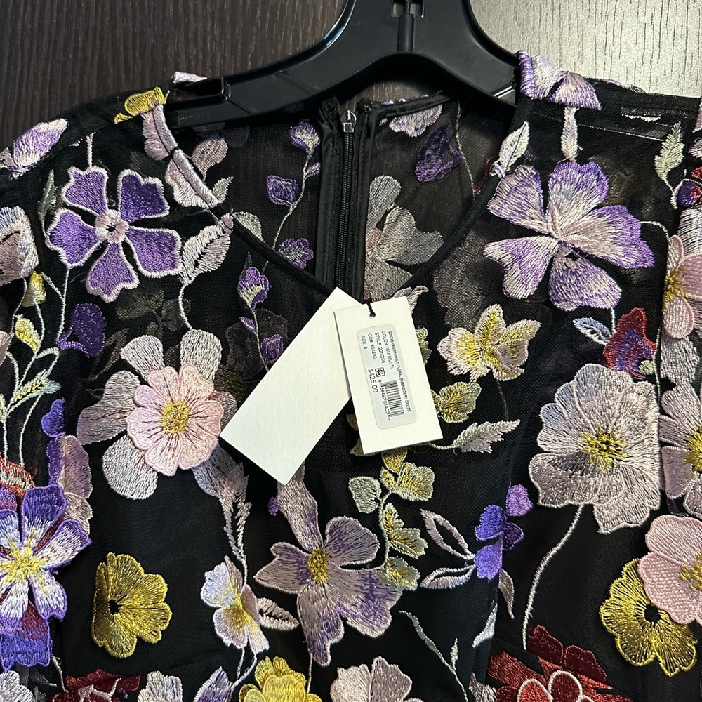 Yasmin multi floral embroidery dress. Size 4 never been worn new with tags.